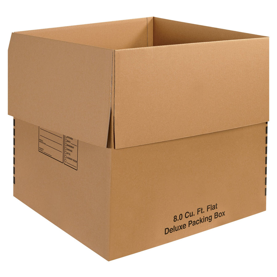 24x24x24 ECT-32 Kraft Corrugated Moving Boxes 10-Pack 242424DPB