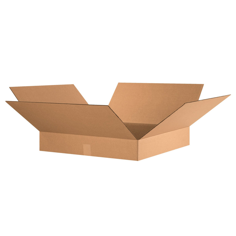 24x24x4 ECT-32 Kraft Corrugated Shipping Boxes 10-Pack 24244
