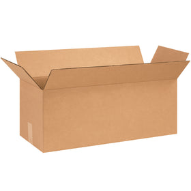Ship long, narrow items efficiently with 26x10x10 ECT-32 kraft corrugated boxes featuring long-side openings for fast packing. Durable single-wall construction rated for stacking and freight handling. Sold flat in convenient 25-box bundles–maximize warehouse space while minimizing per-unit costs.