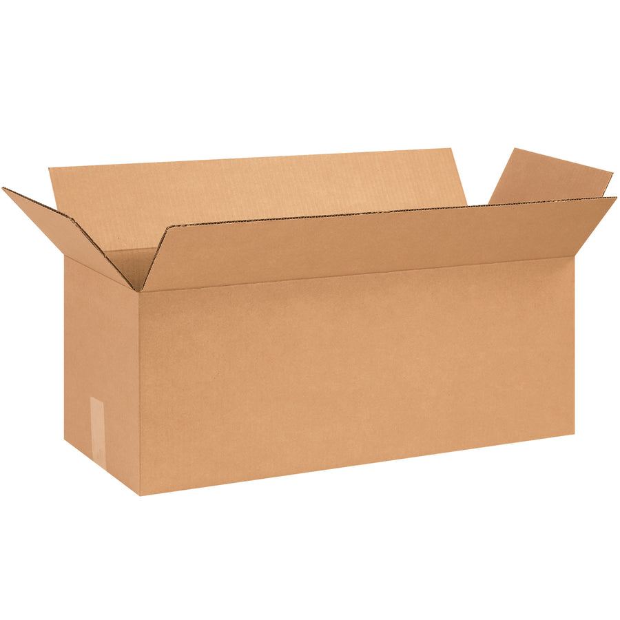Ship long, narrow items efficiently with 26x10x10 ECT-32 kraft corrugated boxes featuring long-side openings for fast packing. Durable single-wall construction rated for stacking and freight handling. Sold flat in convenient 25-box bundles–maximize warehouse space while minimizing per-unit costs.