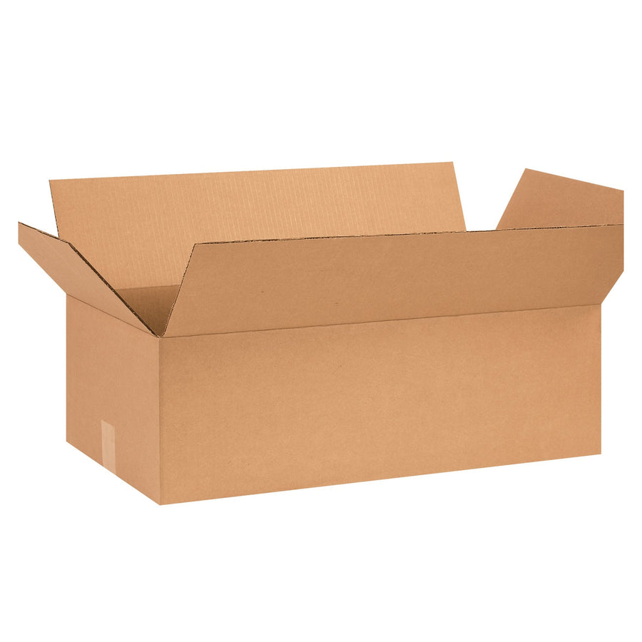 28x12x8 ECT-32 Kraft Corrugated Shipping Boxes 25-Pack 28128