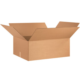 ECT-32 single-wall corrugated boxes sized 30" × 24" × 12" deliver reliable strength for mid-weight shipments and storage. Each bundle contains 15 kraft boxes optimized for warehouse efficiency and freight cost savings. 100% recyclable corrugated construction.
