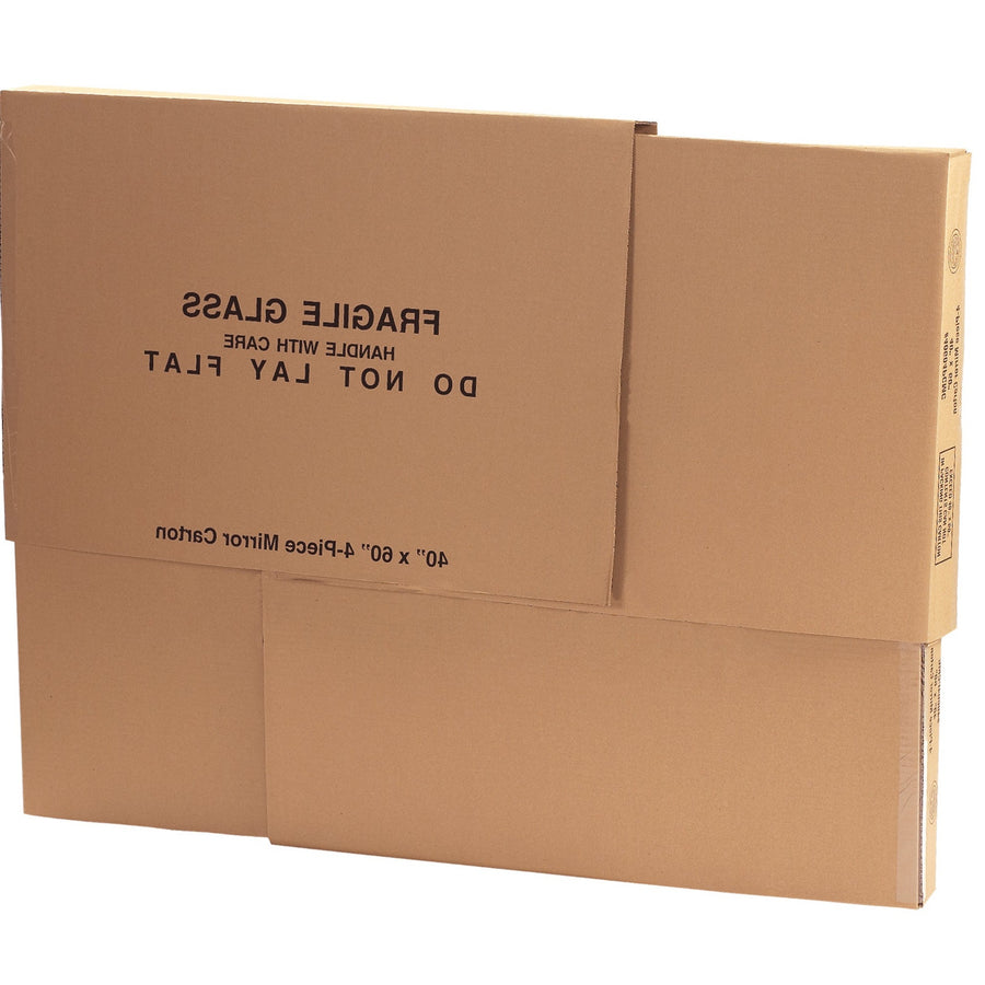40x60x3.5 ECT-32 Kraft Mirror Boxes Corrugated 40604PCMC
