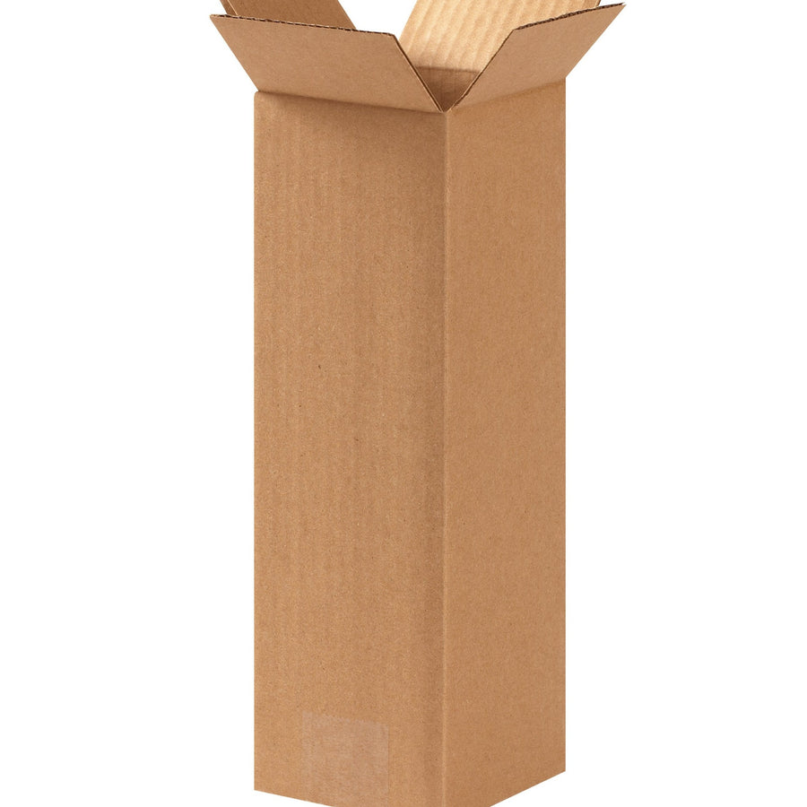 4x4x12 ECT-32 Kraft Corrugated Heavy Duty Shipping Boxes 25-Pack 4412