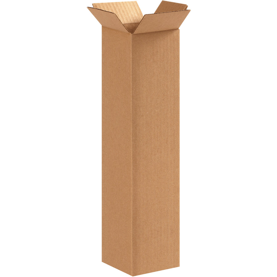 Ship tall items efficiently with our 4x4x16 corrugated boxes–ECT-32 single-wall kraft construction rated for reliable stacking and protection. End-loading design speeds packing operations. Sold as 25-box bundles, flat-shipped to maximize freight savings.