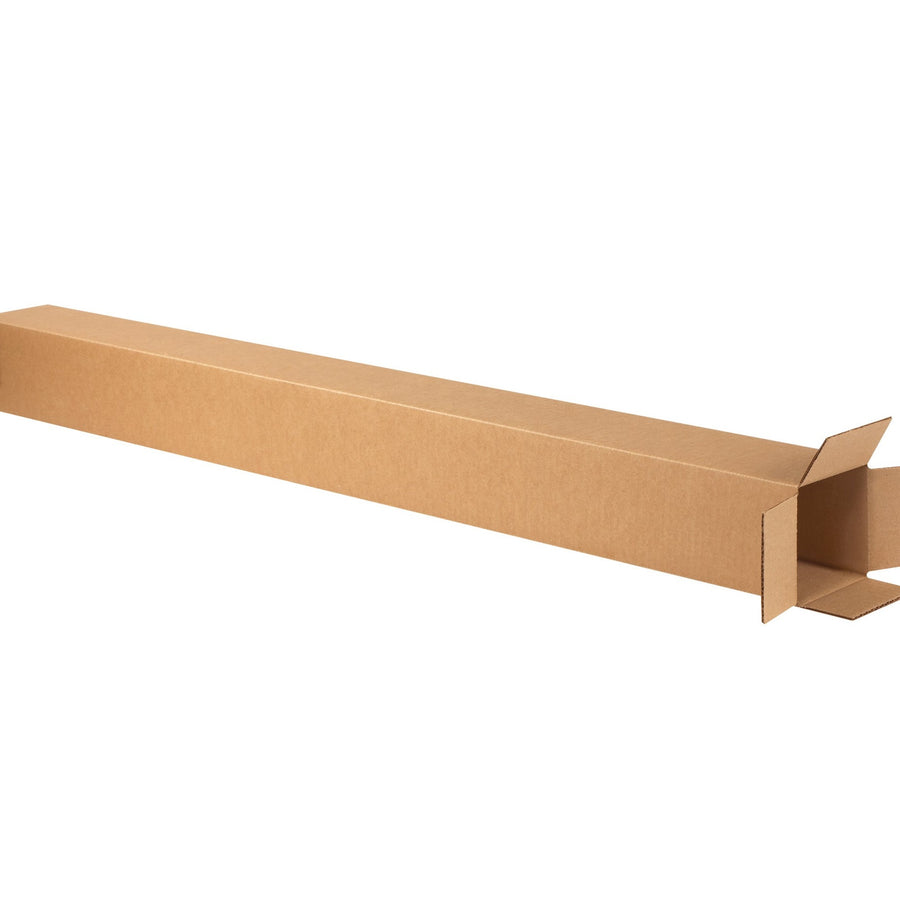 4x4x48 ECT-32 Kraft Corrugated Shipping Boxes 25-Pack 4448
