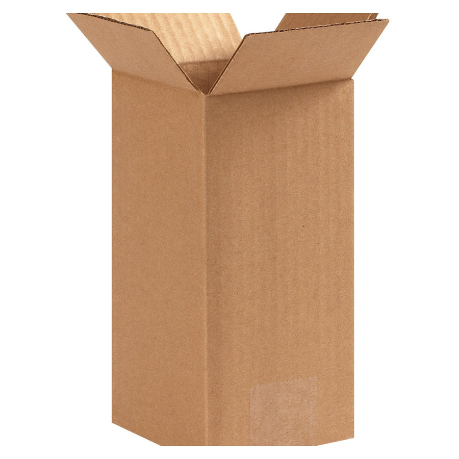 4x4x8 ECT-32 Kraft Corrugated Heavy Duty Shipping Boxes 25-Pack 448