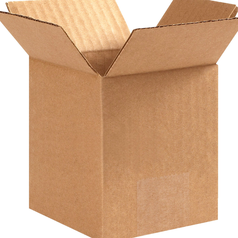 5x5x6 ECT-32 Kraft Corrugated Shipping Boxes 25-Pack 556