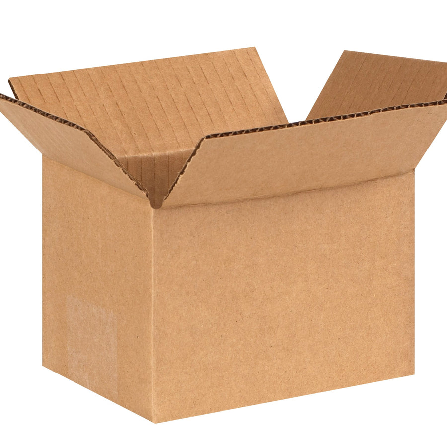 6x4x4 ECT-32 Kraft Corrugated Shipping Boxes 25-Pack 644