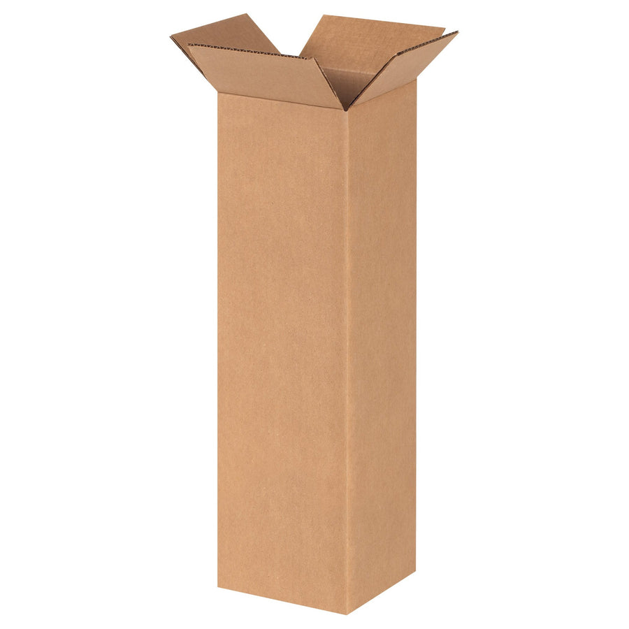 6x6x20 ECT-32 Kraft Corrugated Shipping Boxes 25-Pack 6620