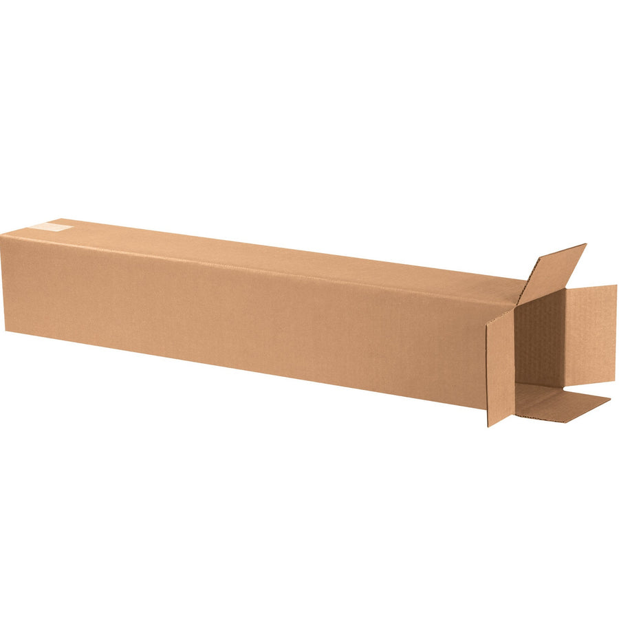 6x6x32 ECT-32 Kraft Single Wall Tall Corrugated Shipping Boxes 25-Pack 6632