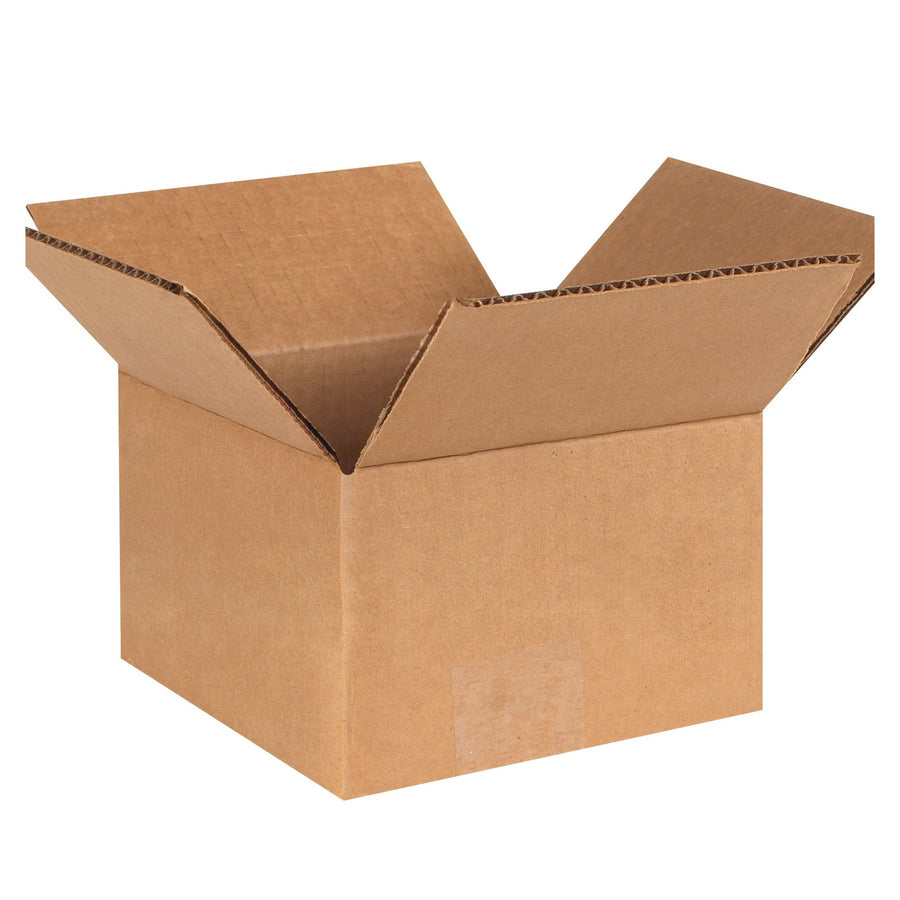 6x6x4 ECT-32 Kraft Corrugated Shipping Boxes 25-Pack 664