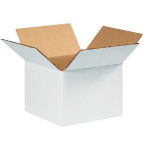 ECT-32 white corrugated boxes sized 6x6x4 deliver industry-standard strength with pristine label appeal. Each 25-pack features single-wall construction rated for reliable stacking and freight efficiency. The white finish makes printed labels and shipping instructions stand out clearly during fulfillment and transit.