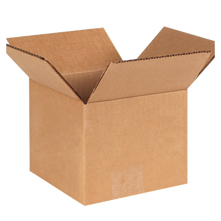 6x6x5 ECT-32 Kraft Corrugated Shipping Boxes 25-Pack 665