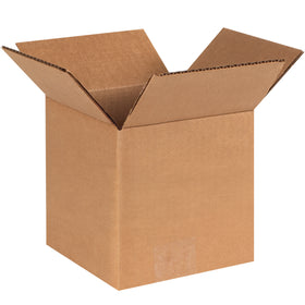 Premium ECT-32 kraft corrugated cube boxes sized 6" x 6" x 6" for optimal packaging of round, cylindrical, and irregularly shaped items. Each bundle includes 25 flat-shipped boxes, maximizing freight efficiency and storage. Ideal for warehouse managers and fulfillment operations seeking reliable, cost-effective shipping cartons.