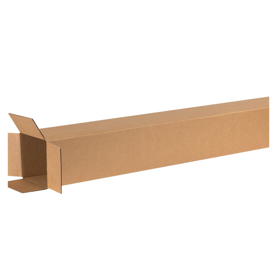 6x6x62 ECT-32 Kraft Corrugated Tall Shipping Boxes 15-Pack 6662