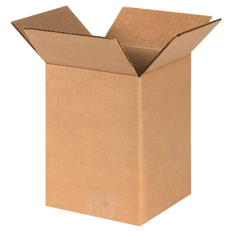 6x6x8 ECT-32 Kraft Corrugated Shipping Boxes 25-Pack 668