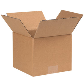 Reliable ECT-32 kraft corrugated boxes sized 7" 7" 6" for efficient mid-sized product shipping and storage. Sold as a 25-box bundle to maximize warehouse efficiency and reduce per-unit costs. Standard-strength construction handles typical industrial fulfillment demands.