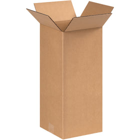 End-load design for fast, efficient packing of tall items like fishing rods, shelving, and trophies. ECT-32 kraft single-wall corrugated delivers reliable strength at economical cost. Sold flat in bundles of 25 for maximum warehouse efficiency.