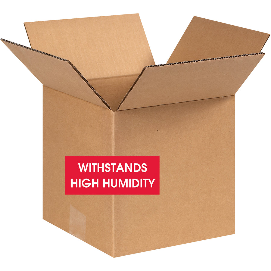 Military-grade 8x8x8 corrugated shipping boxes built from W5c 250# single wall with water-resistant adhesive (WRA) for maximum equipment protection. Each bundle includes 25 kraft boxes engineered for stacking performance and freight efficiency in demanding warehouse environments. Industry-standard construction meets military specifications for reliable performance.