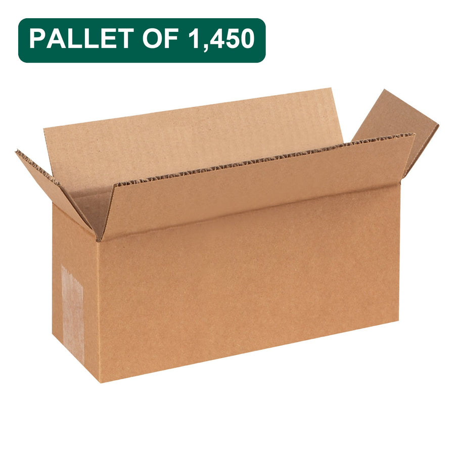 Bulk 9x4x3 Kraft Corrugated Shipping Boxes, 1,450 Pack Pallet, 32 ECT