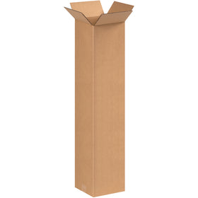 Tall 9x9x36" corrugated boxes made from sturdy ECT-32 kraft material, designed for end-loading efficiency and maximum protection. Perfect for shipping trophies, shelving, fishing rods, and other long items. Ships flat in bundles of 25 to maximize freight efficiency and reduce storage footprint.