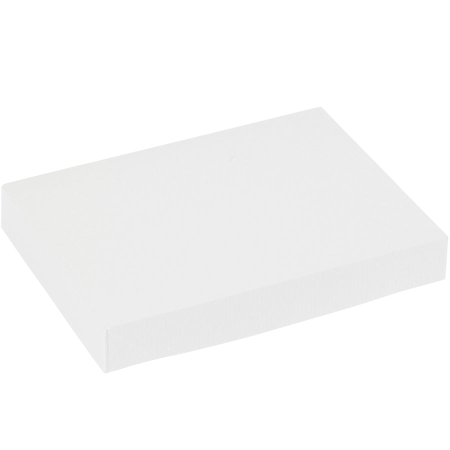 11.5x8.5x1.6" White Apparel Boxes Recycled Fibreboard Case of 100