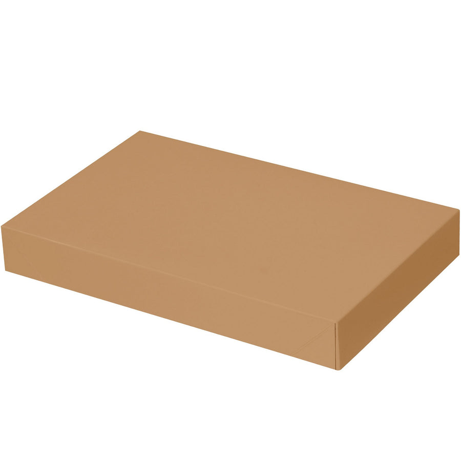 15x9.5x2 Kraft Chipboard Recycled Apparel Boxes 100/Case AB15092K