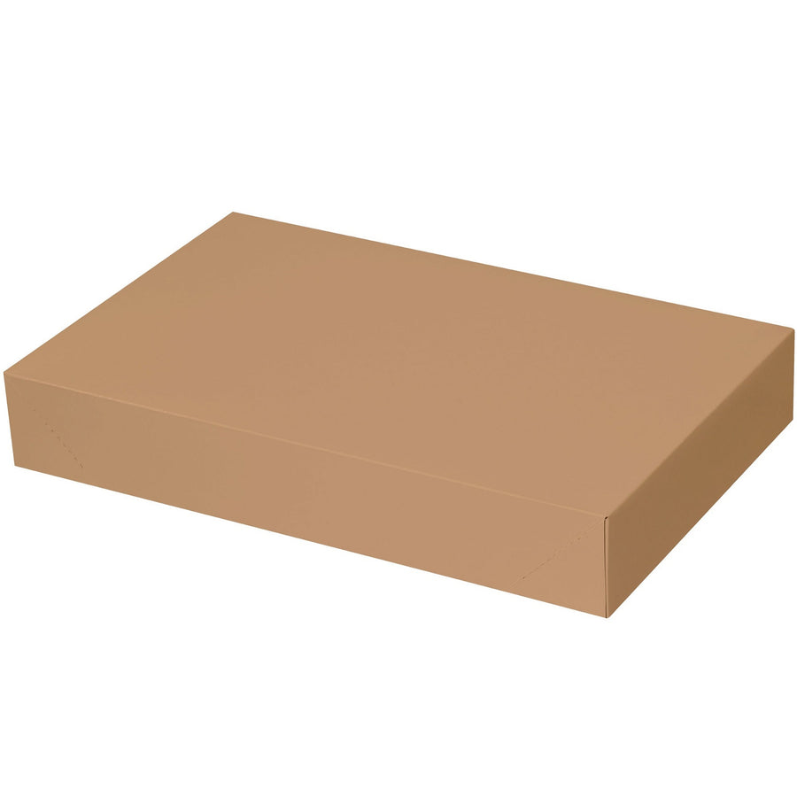 19x12x3 Kraft Chipboard Recycled Apparel Boxes 50/Case AB19123K