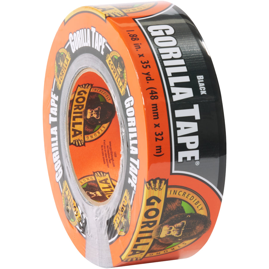 Gorilla® duct tape delivers industrial-strength adhesion for demanding packing line applications. The 17mil double-thick adhesive formula grips rough, uneven surfaces and weather-resistant backing withstands harsh warehouse conditions. Case of 1 roll–2" x 35 yards of reliable, hand-tearable tape for secure sealing.