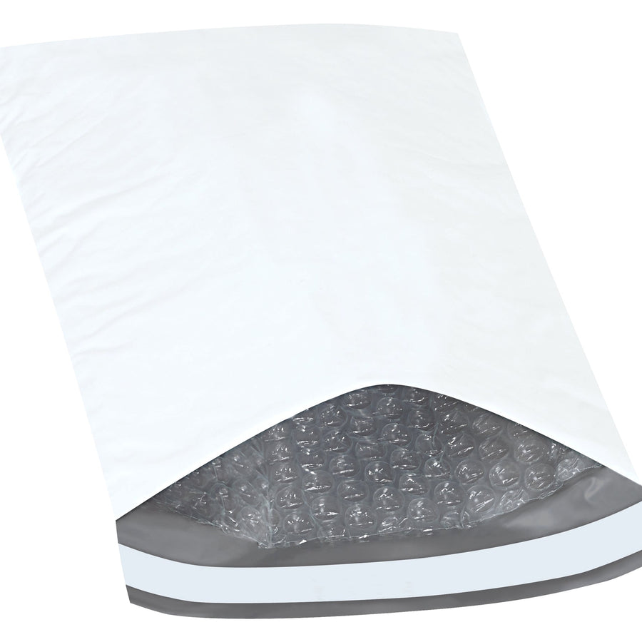 6.5x10 White Self-Seal Bubble-Lined Poly Padded Mailers 25-Pack B83125PK