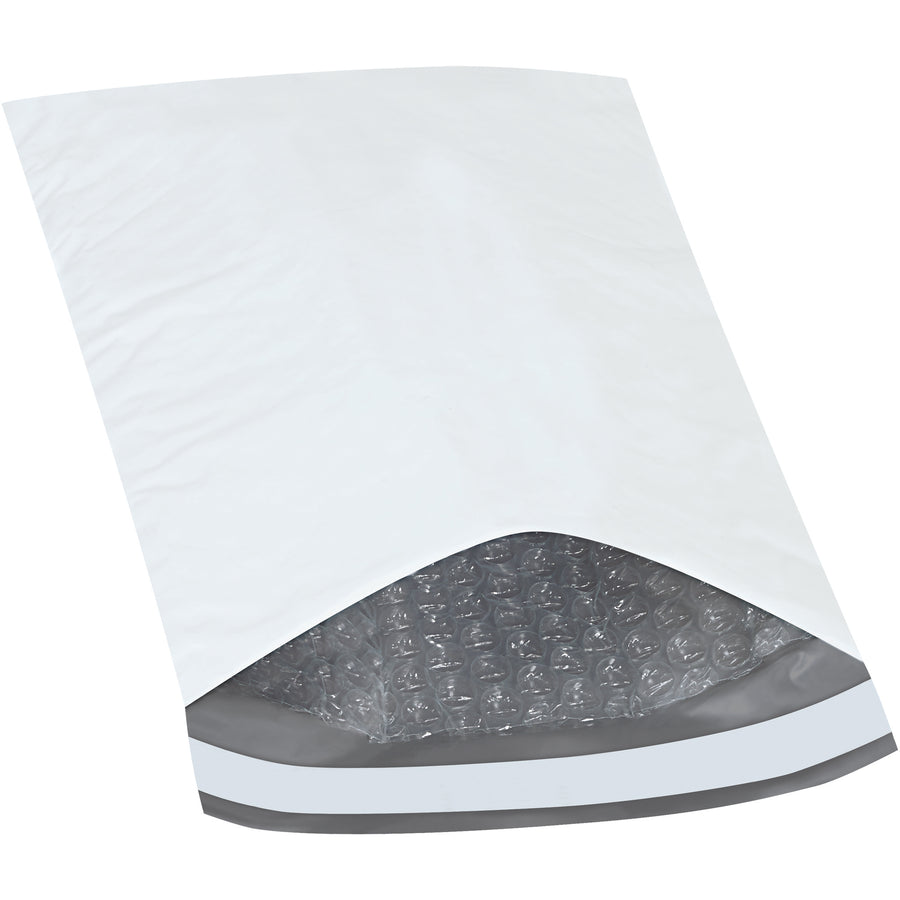 Ship fragile items with confidence using these 6.5" x 10" bubble lined poly mailers featuring 3/16" air-filled bubble cushioning for maximum shock protection. Each case includes 25 mailers with durable 2-mil polyethylene exterior and peel-and-seal closure that's moisture, tear, and tamper resistant–ideal for e-commerce packers and fragile goods shippers.