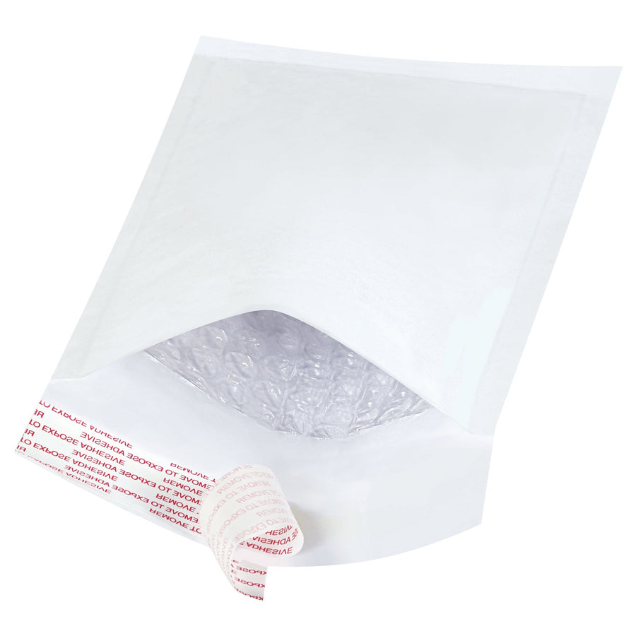 8x4 #000 White Self-Seal Bubble Mailers 500/Case B851WSS - alias listing