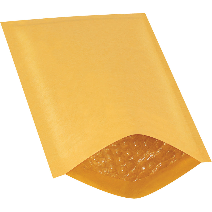 6x10 Kraft Heat-Seal Bubble Mailers #0 - Lightweight Cushioned Protection, 25 Pack