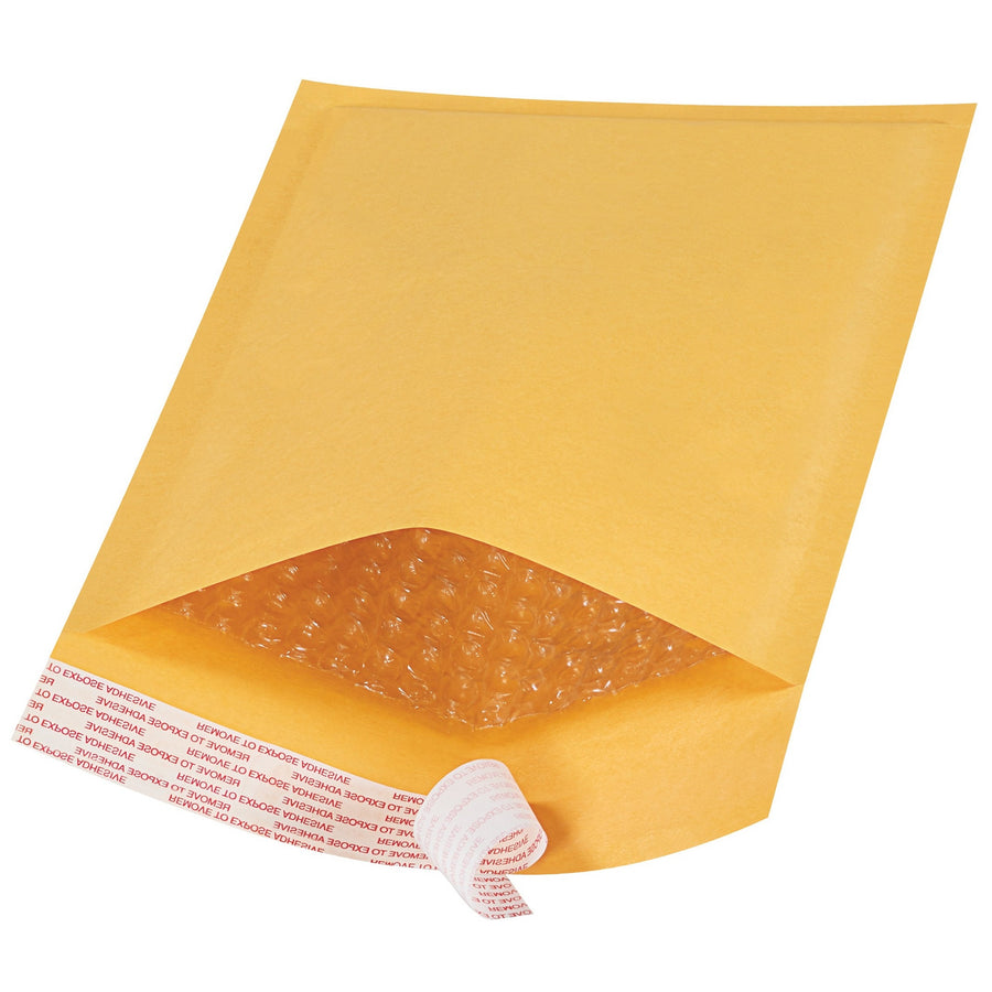 6x10 #0 Kraft Self-Seal Bubble Mailers 25-Pack B853SS25PK - alias listing
