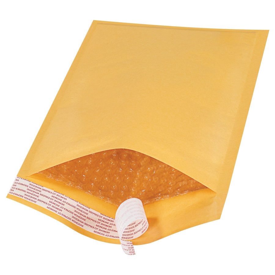 12x7.25 #1 Kraft Self-Seal Bubble Mailers 100/Case B854SS - alias listing
