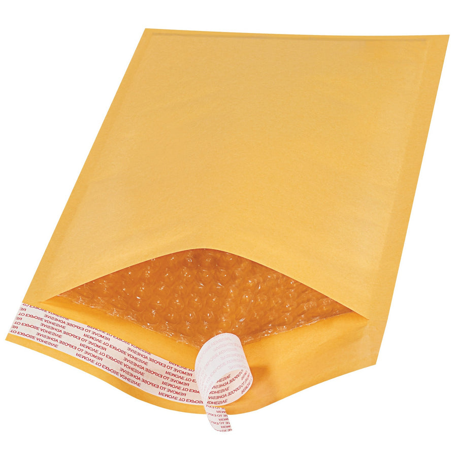 12x7.25 #1 Kraft Self-Seal Bubble Mailers 25-Pack B854SS25PK - alias listing