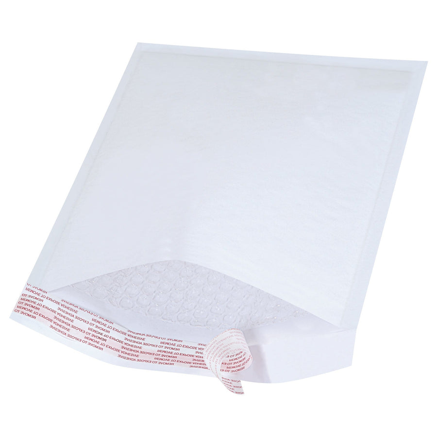 8.5x12 #2 White Self-Seal Bubble Mailers 100/Case B855WSS - alias listing