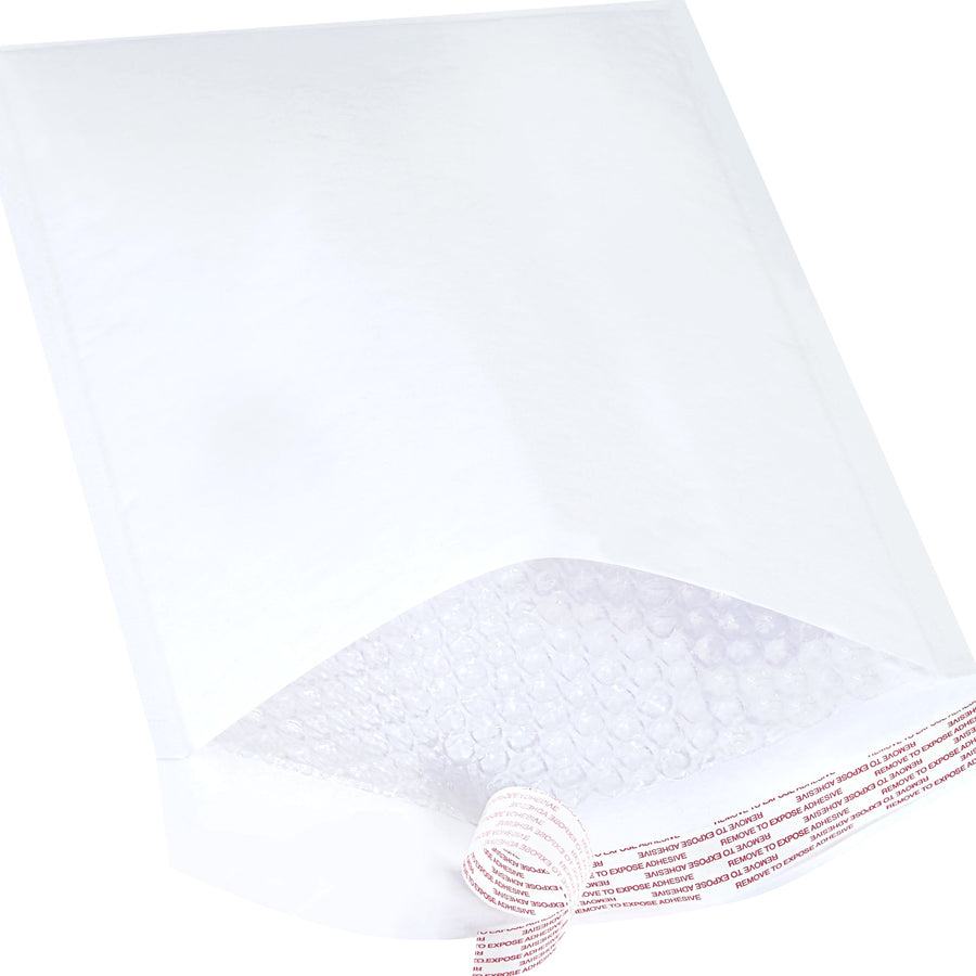 9.5x14.5 #4 White Self-Seal Bubble Mailers 100/Case B857WSS - alias listing