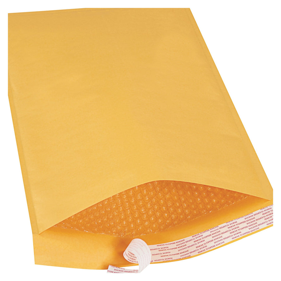 12.5x19 #6 Kraft Self-Seal Bubble Mailers 50/Case B859SS - alias listing