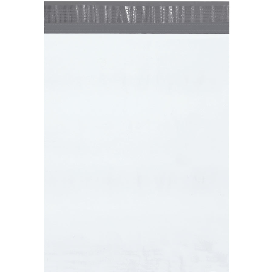 Protect your shipments with professional-grade self-seal poly mailers featuring a convenient tear strip and superior puncture resistance. These 12 x 15.5" white polyethylene mailers (2.5 mil) offer waterproof, tamper-evident protection in bulk cases of 500, ideal for e-commerce brands requiring reliable, cost-effective shipping solutions.