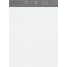 Professional 14x17" white polyethylene mailers engineered for e-commerce brands that demand reliability. Self-sealing tear strip design eliminates tape; 2.5 mil construction resists punctures, water, and tampering. Case of 100 mailers keeps your shipments secure and branded.