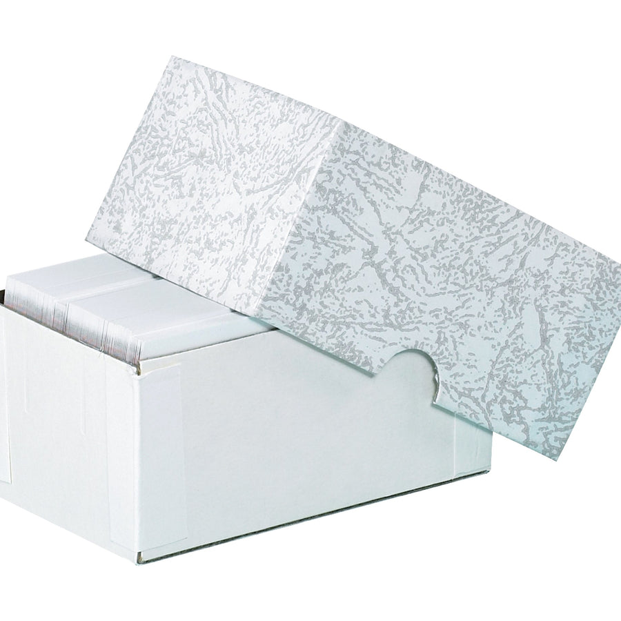 3 3/4 x 2 1/4 x 1 3/4 in Gray Leatherette Set-Up Cartons 100/Case BC1