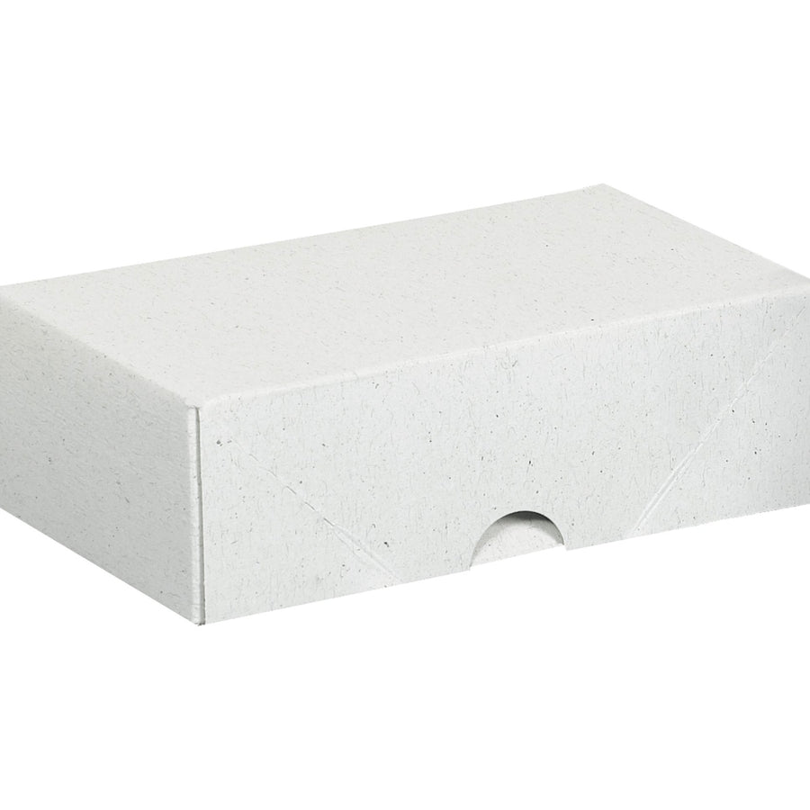6x3.5x2 White Fibreboard Snap-Lock Folding Cartons 200/Case BCF25
