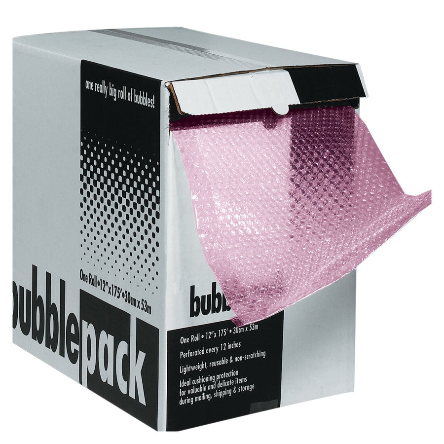 24 in x 175 ft Pink 3/16 in Anti-Static Bubble Roll BD31624AS
