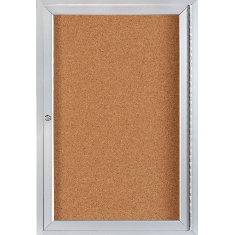 2x3 Enclosed Cork Board Aluminum Frame 1 Each BECA2436
