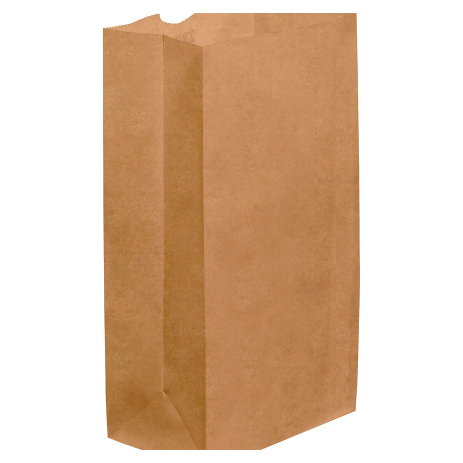 6 x 3 5/8 x 11 in 35 lb Kraft Gusseted Grocery Bags 500-Pack BGG104K - alias listing