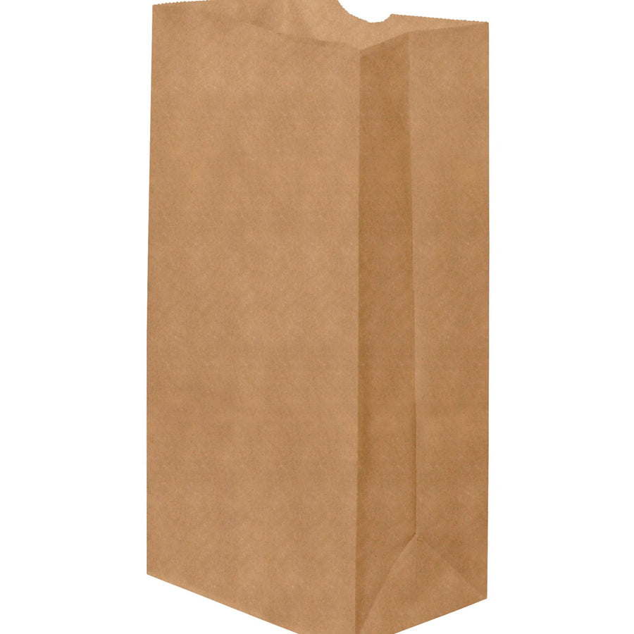7 1/8 x 4 1/2 x 13 3/4 in 40 lb Kraft Grocery Bags 500-Pack BGG107K - alias listing