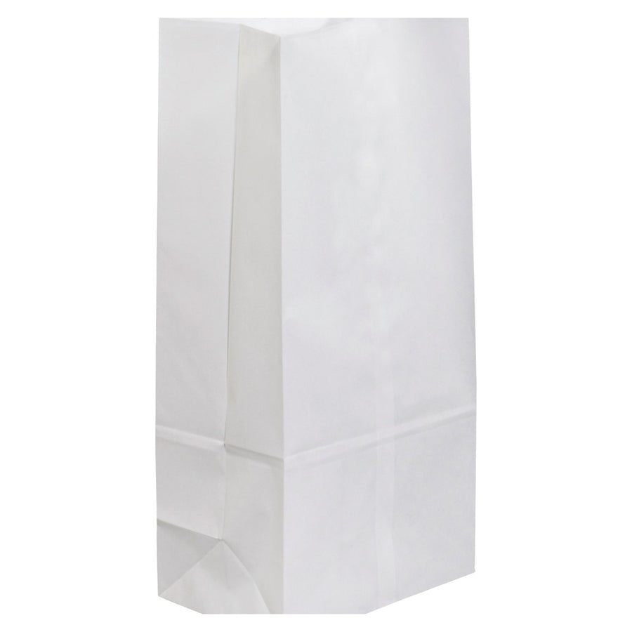 7 3/4 x 4 3/4 x 16 in 40 lb White Grocery Bags 500-Pack BGG108W