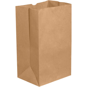 Heavy-duty 12" x 7" x 17" kraft grocery bags built for retail durability and cost efficiency. Gusseted sides accommodate bulky items, thumb notch enables quick opening, and 66 lb basis weight paper ensures reliable performance across repeated use. Order a case of 500 and cut packaging costs without compromising quality.